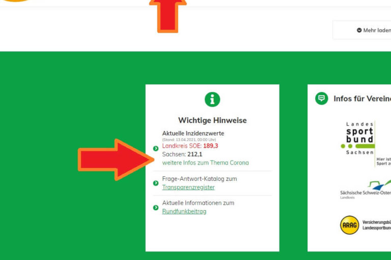 KSB homepage_CORONAinfos