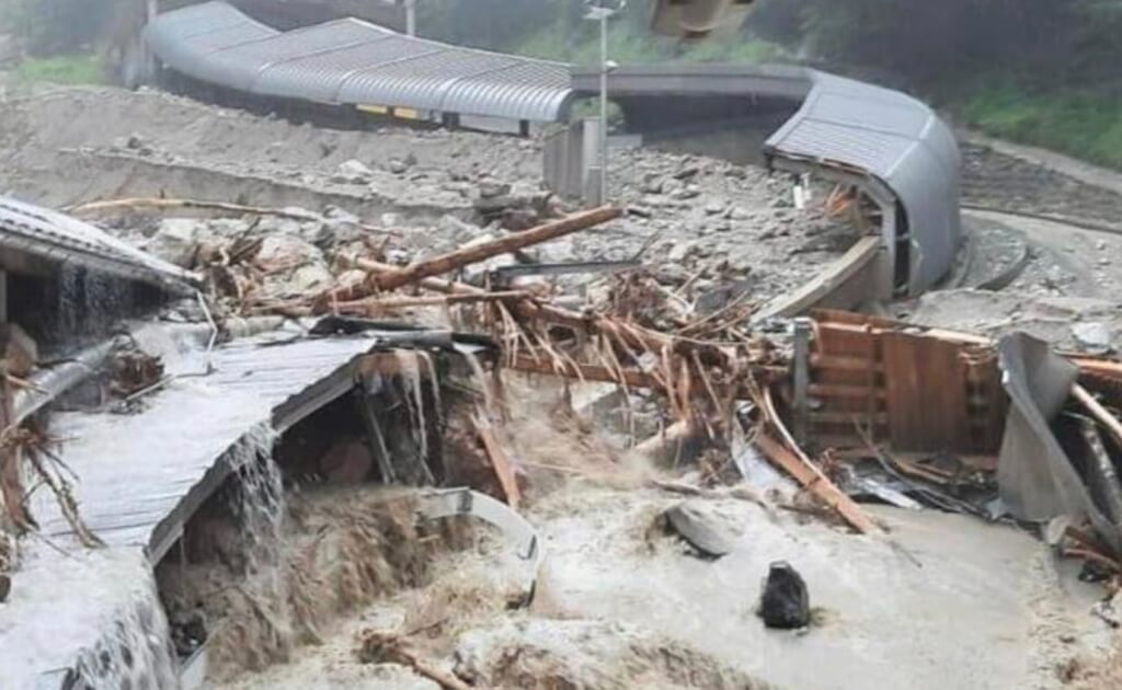 Koenigssee Unwetter Bobbahn