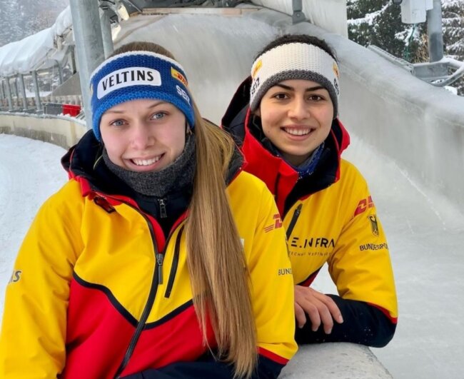Rosenthal und Jessica Degenhardt DoppelsitzerWeltcup