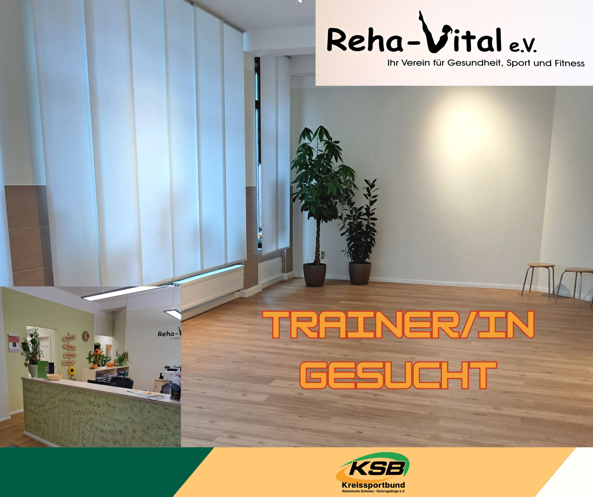 TrainerGEsuchtRehaVital1