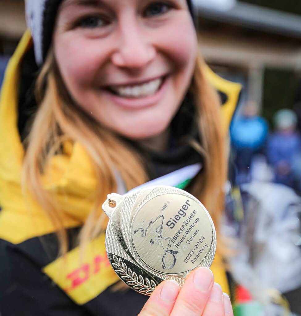 2024 WC Rodeln Altenberg_Julia Taubitz_Foto (c) FIL-Mareks Galinovskis