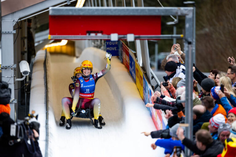 09.02.2024, GER, Rodeln / Rennrodeln, Frauen / Maenner, Weltcup, Saison 2023/2024, 6. EBERSPAECHER Rodel Weltcup, Nationencup