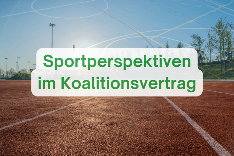 Sportperspektiven im Koalitionsvertrag