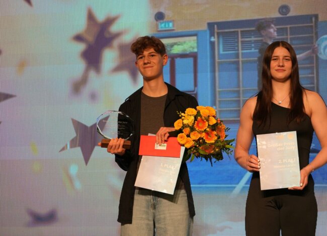 JSE24_GrosserPreisJury_Platz1FlorianMai_platz2MelanieLorenz_FotoKSBKlingbeil
