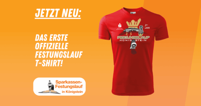 T-Shirt Festungslauf breit