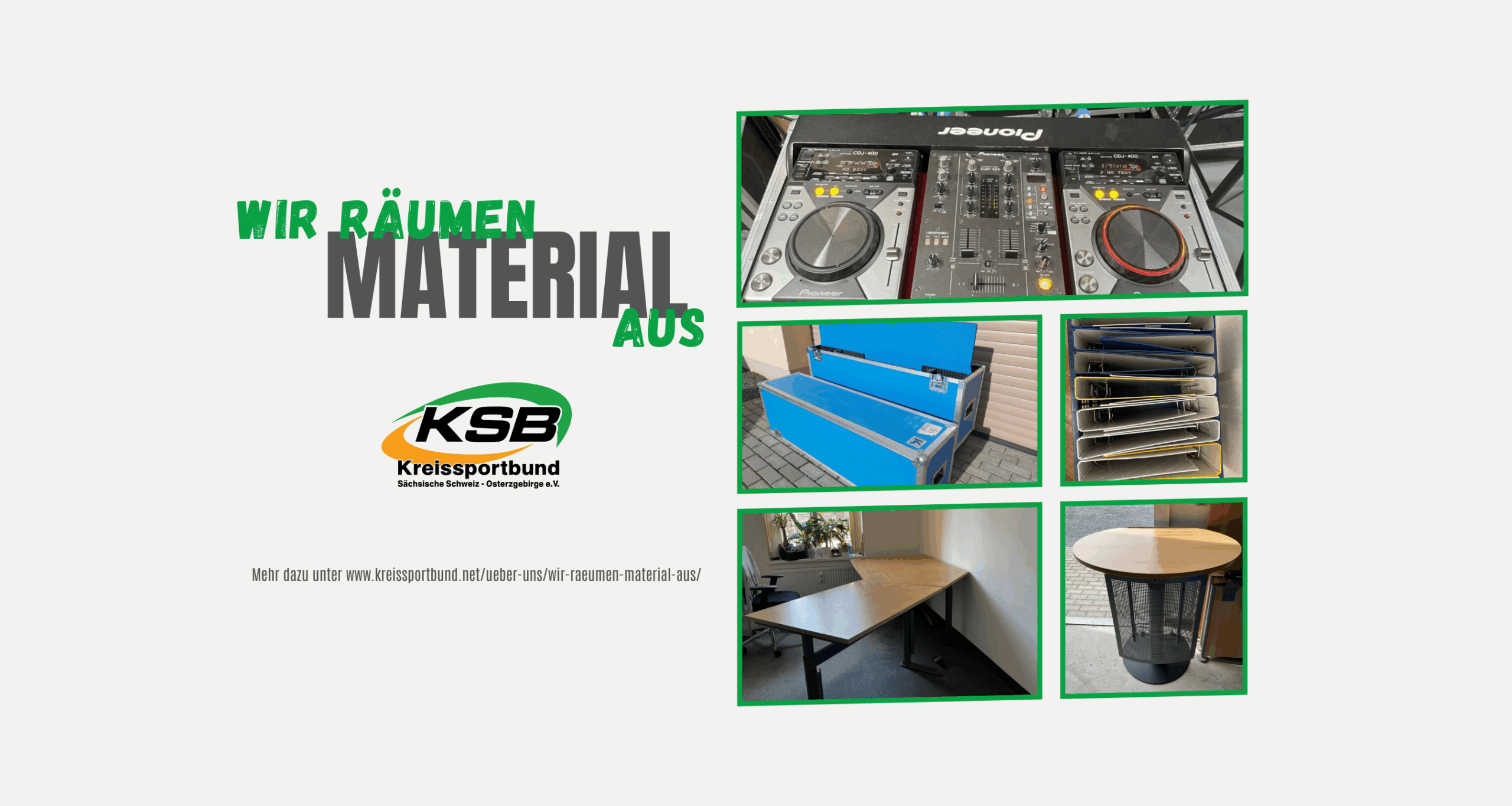 Wir räumen Material aus(1)